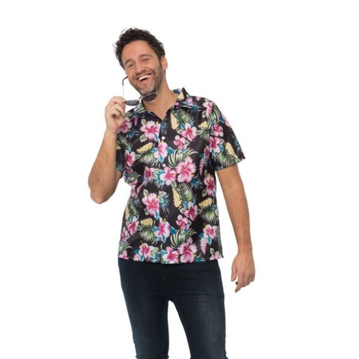 Hawaiian deluxe shirt black