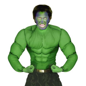 Green muscle top with padded muscles
