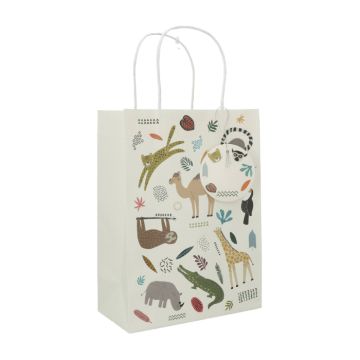 Gift bags with zoo motifs 6x - 27x20 cm