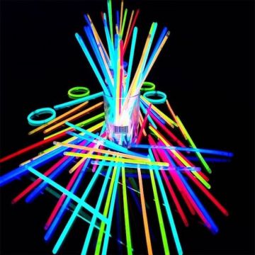 Glow Sticks 12x - Glow-in-the-dark Multicoloured Bracelets