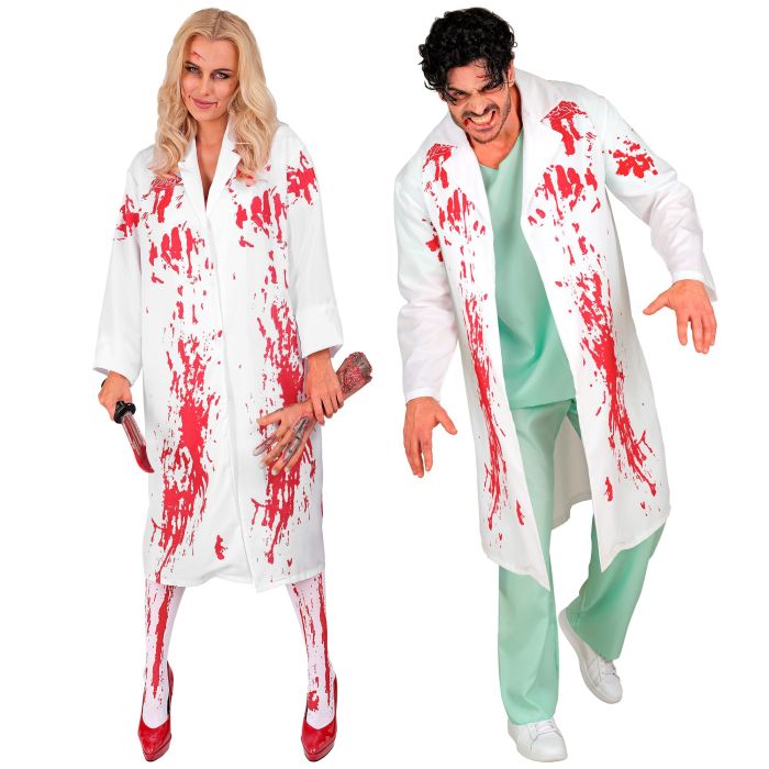 Bloody Doctor's Coat Costume for Adults