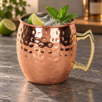 Moscow Mule Mug in Copper-Coloured Steel, 500 ml