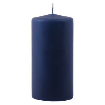 Pillar Candle Blue 1x - 6x12 cm