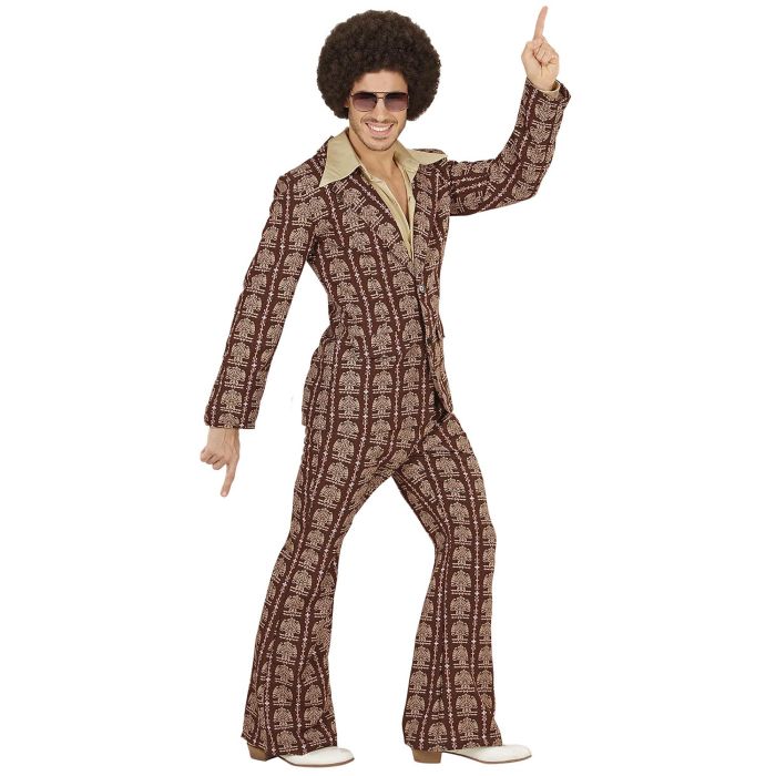70s Brown Disco Costume for Men