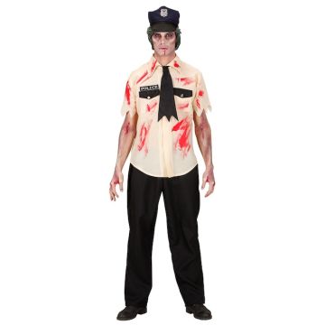 Zombie police costume - 4 pieces