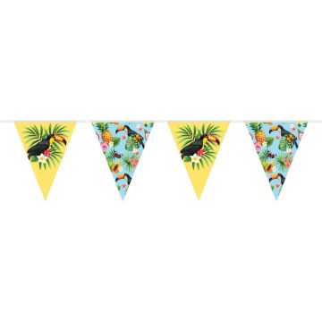 Tropical Toucan Pennant Garland - 10 meters