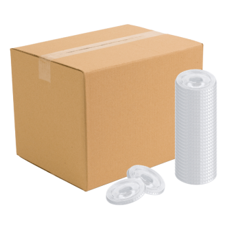 Flat lid for plastic cups 1000x - 0.3-0.5l