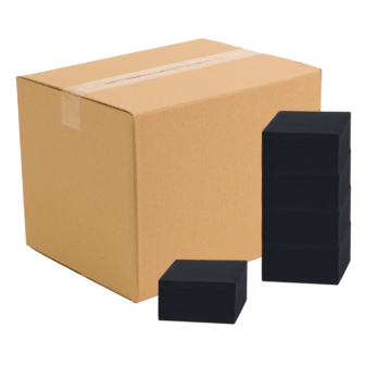 20x20 cm napkins 4500x black 2-ply