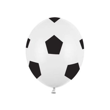 Football Latex Balloons 6x - 30 cm