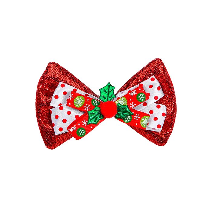 Christmas butterfly sparkling red 