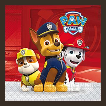 Paw Patrol napkins 20x - 33x33 cm