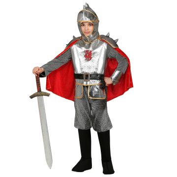 Silver Knight Costume for Boys