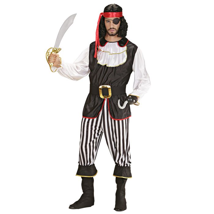 Elegant pirate captain costume for men
