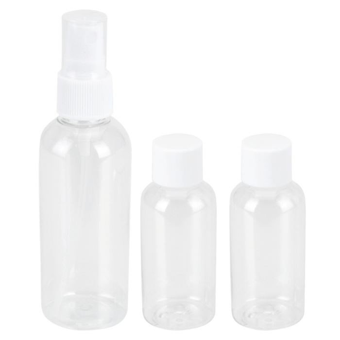 Travel bottles 3x - 40-80 ml