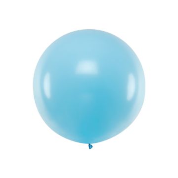 Giant Pastel Light Blue Balloon - 1 Metre