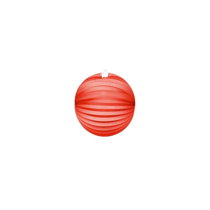 Round Paper Lantern in Red - 25 cm