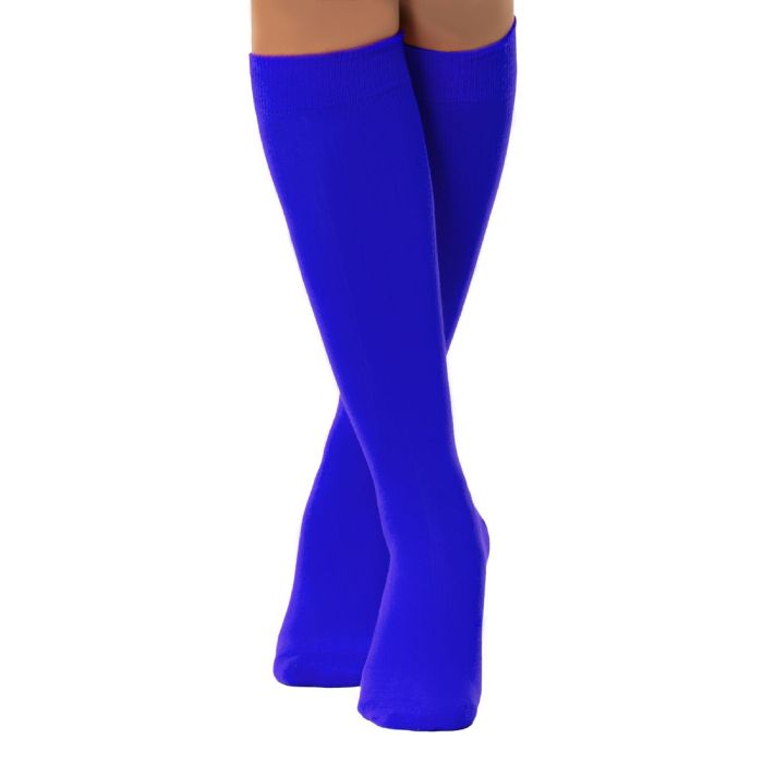 Knee Socks for Women One-Size Blue