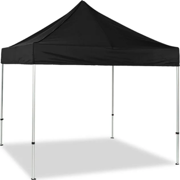 Outdoor strong gazebo 3x3 m black - 19.5 kg