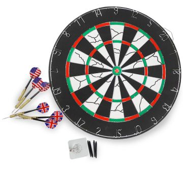 Dartboard set including 6 darts 