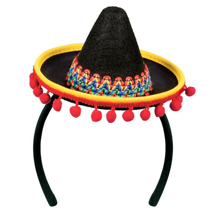 Sombrero hairband with fringes
