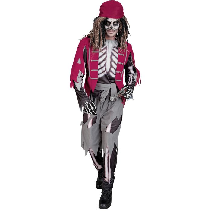Pirate skeleton costume for men