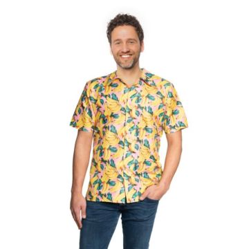 Hawaiian shirt with banana motifs