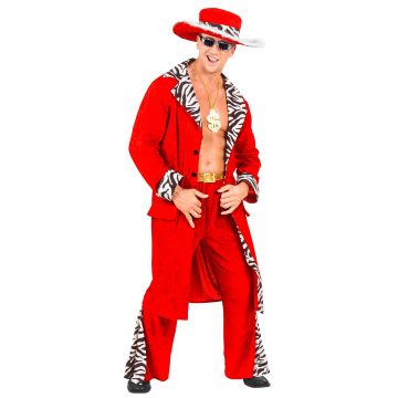 Pimp Costume with Hat and Belt