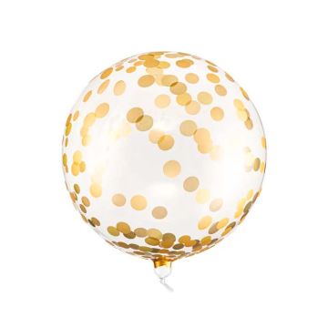 Balloon with Gold Confetti - 40 cm