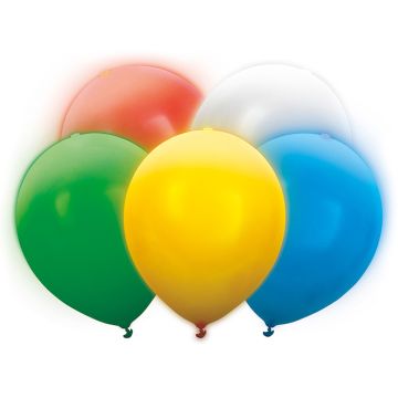 LED Balloon Multicoloured 5x