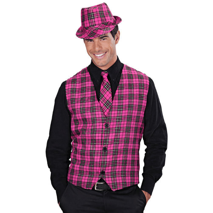 Pink mesh vest