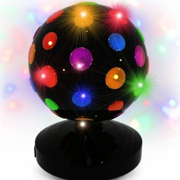 21.5 cm LED rotating disco light