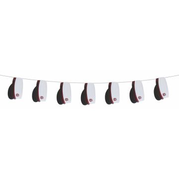 Graduation Cap Garland Red - 4m