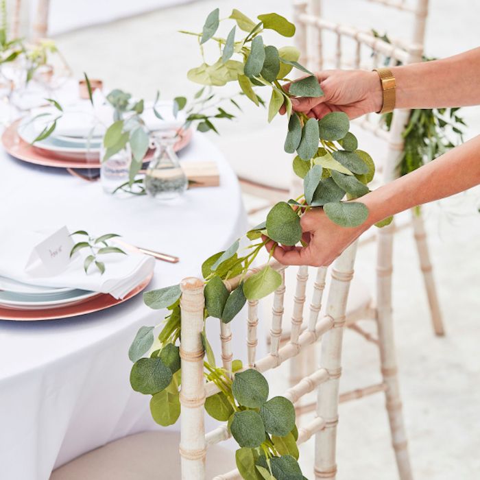 Artificial Eucalyptus garland - 1.8 meters