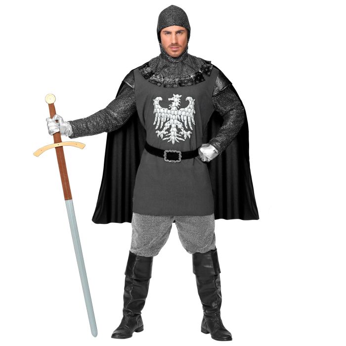 Grey Eagle Knight Costume with Cape