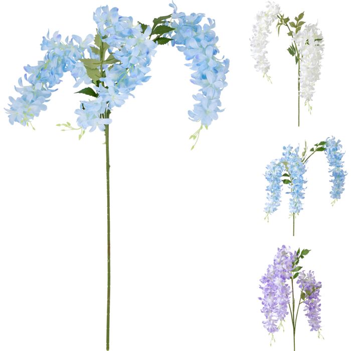 Artificial Wisteria 70 cm with Hanging Clusters