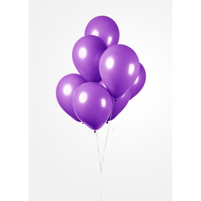 Purple Balloons 100x - 30cm