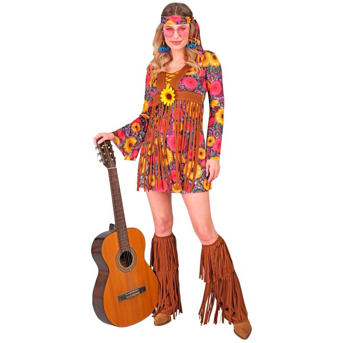 Colourful Hippie Costume for Ladies