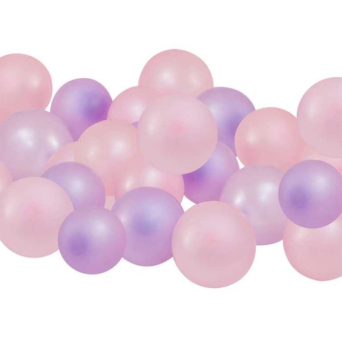 Mini Balloons in Pink Shades 40x - 12 cm