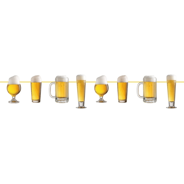 Beer glass garland - 6 meters
