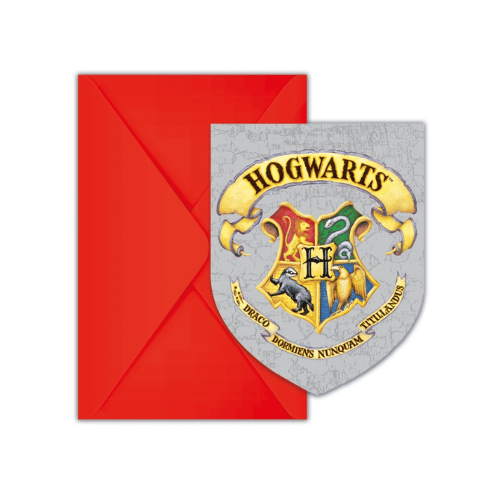 Harry Potter® invitations 6x including envelope