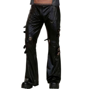 Faux Leather Rocker and Biker Trousers