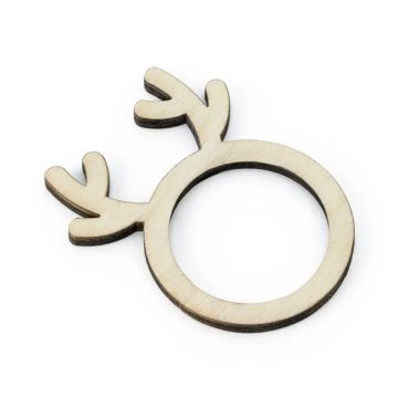 Reindeer Napkin Rings 6x
