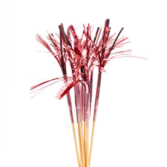 Rose Gold Drink Stirrer 10x - 24 cm
