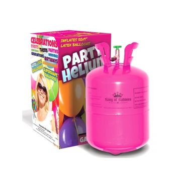 Helium for 50 balloons - 370 litres large