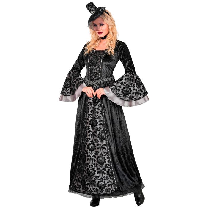 Dark Countess Costume with Mini Hat