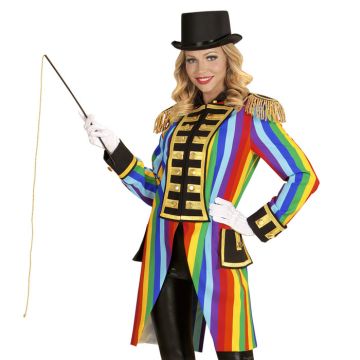 Rainbow-Coloured Parade Coat for Women