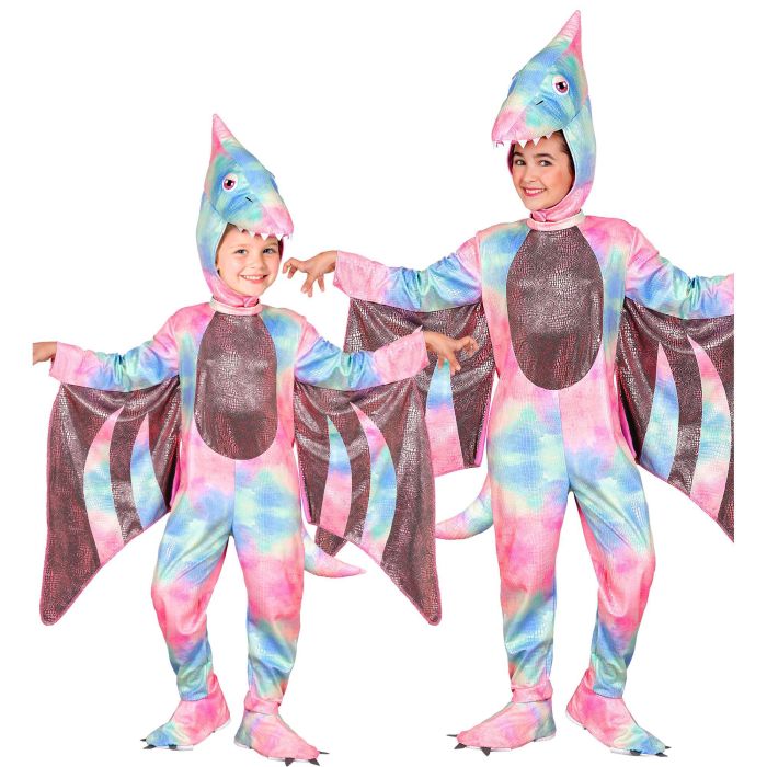 Multicoloured Pterodactyl Costume for Kids