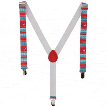 Christmas braces with Christmas motifs