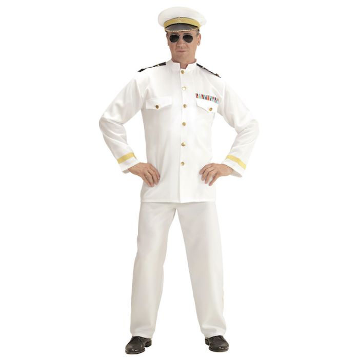 Sea captain costume men - 3 pieces