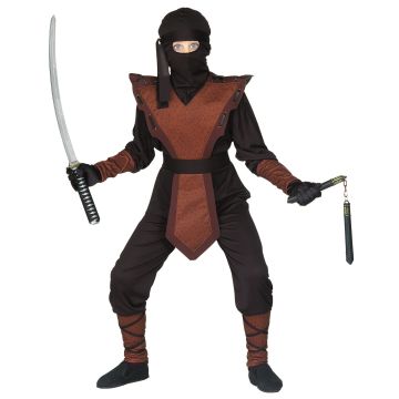 Cool ninja costume for boys in a jumpsuit